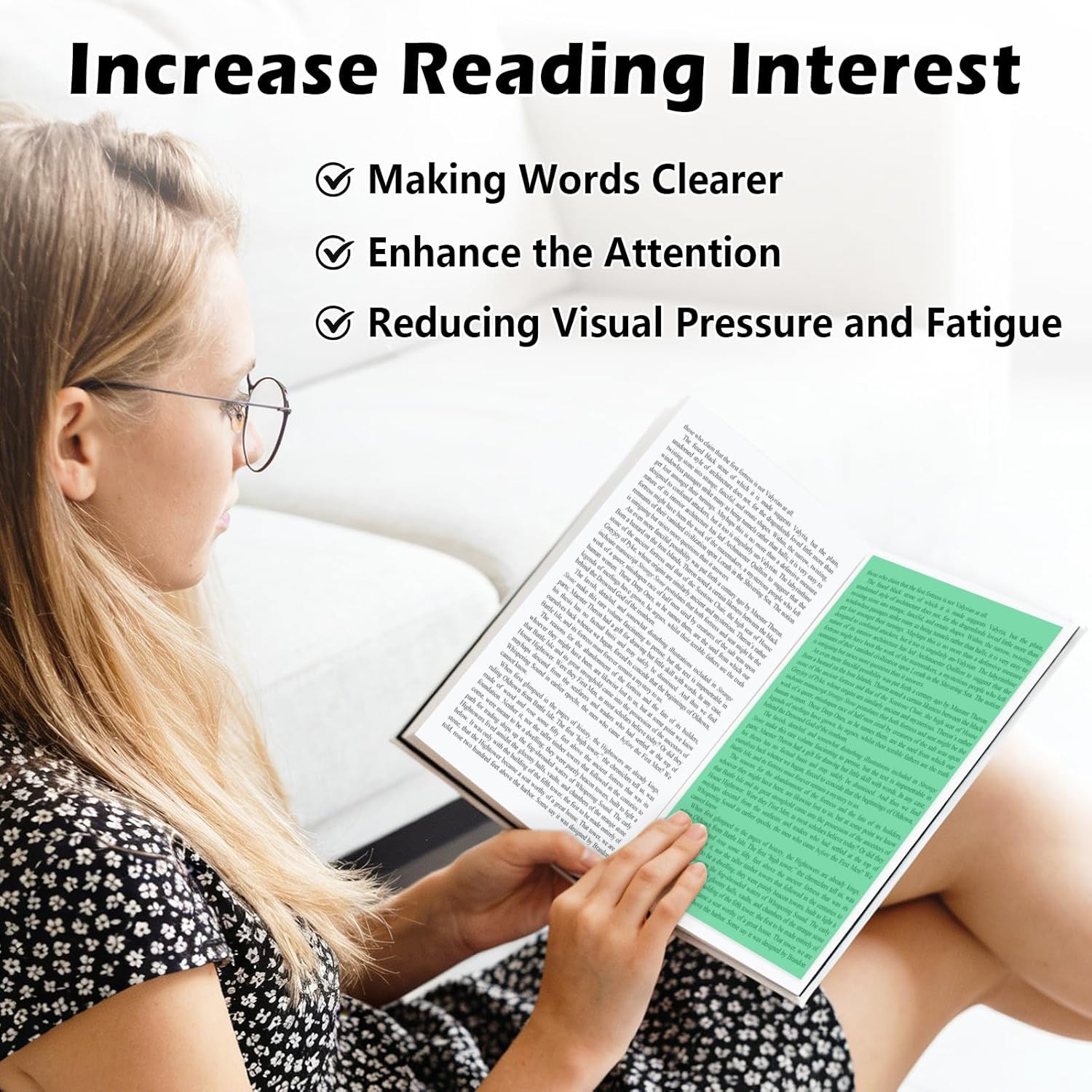14 Pieces 11IN X 8.5IN Colored Overlays for Dyslexia, Dyslexia Reading Sheets, C