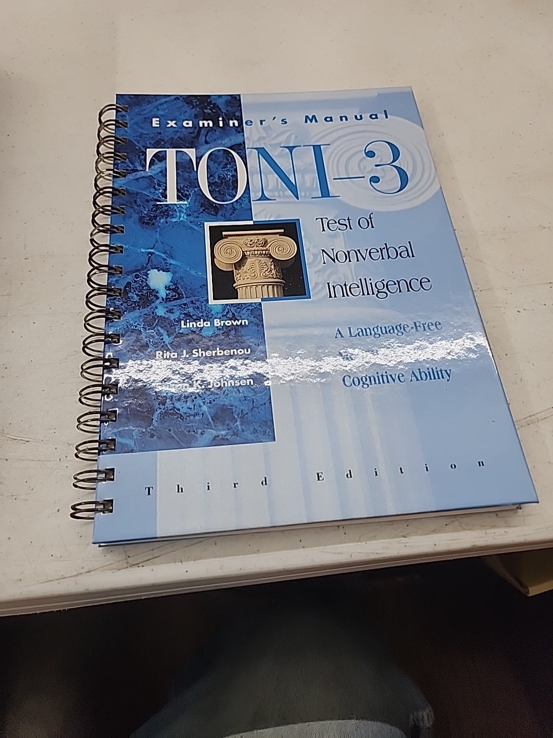 Test Of Nonverbal Intelligence 3 (TONI-3) By Pro-Ed (3rd Edition) In Box