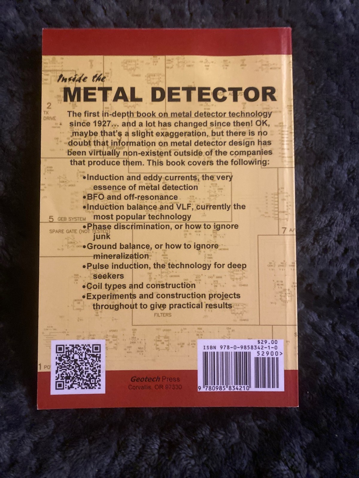 Inside The Metal Detector by George Overton. Very good condition. UK seller.