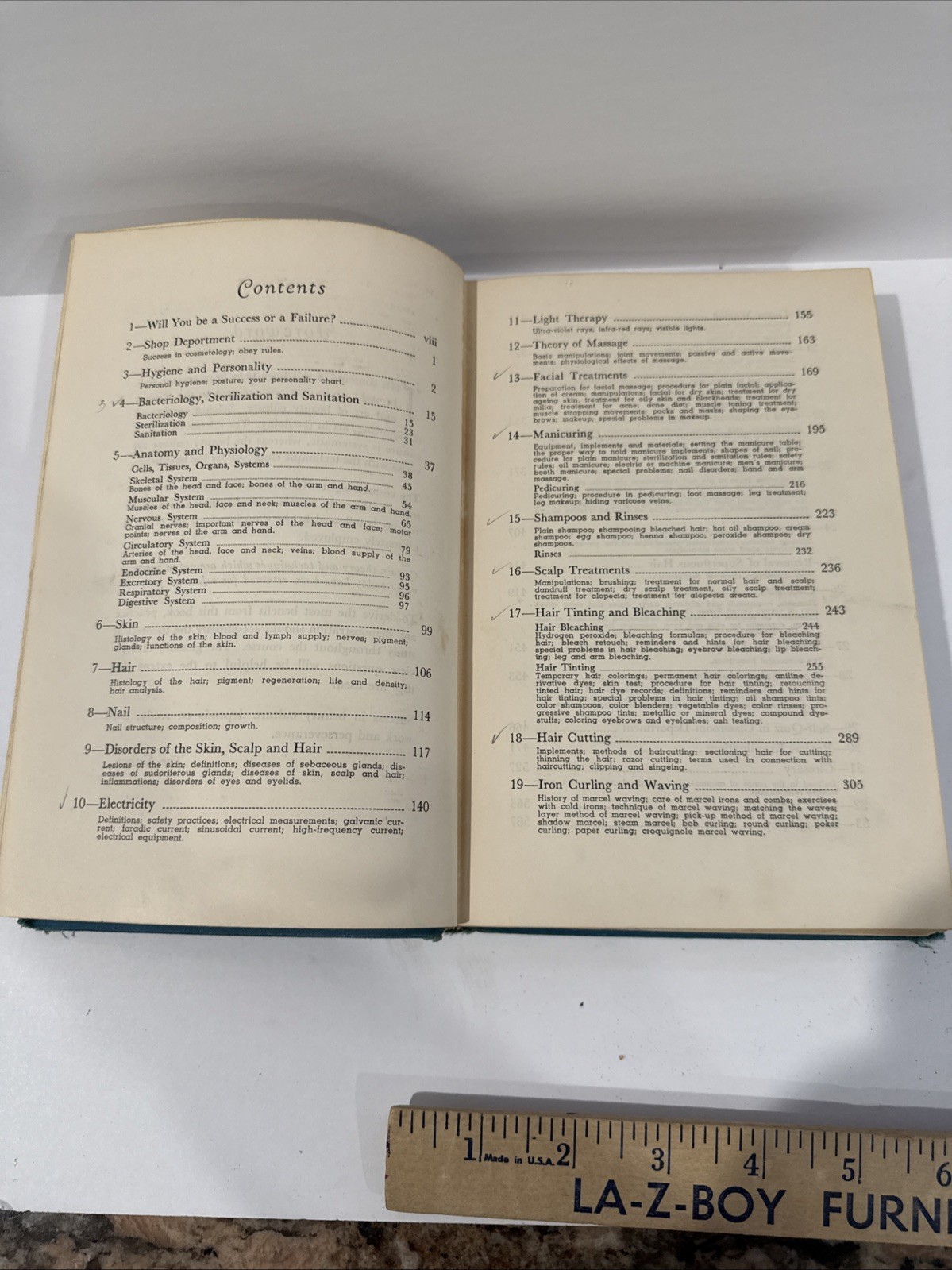 1957 Milady Standard Textbook Of Cosmetology HB Book Michigan College Beauty