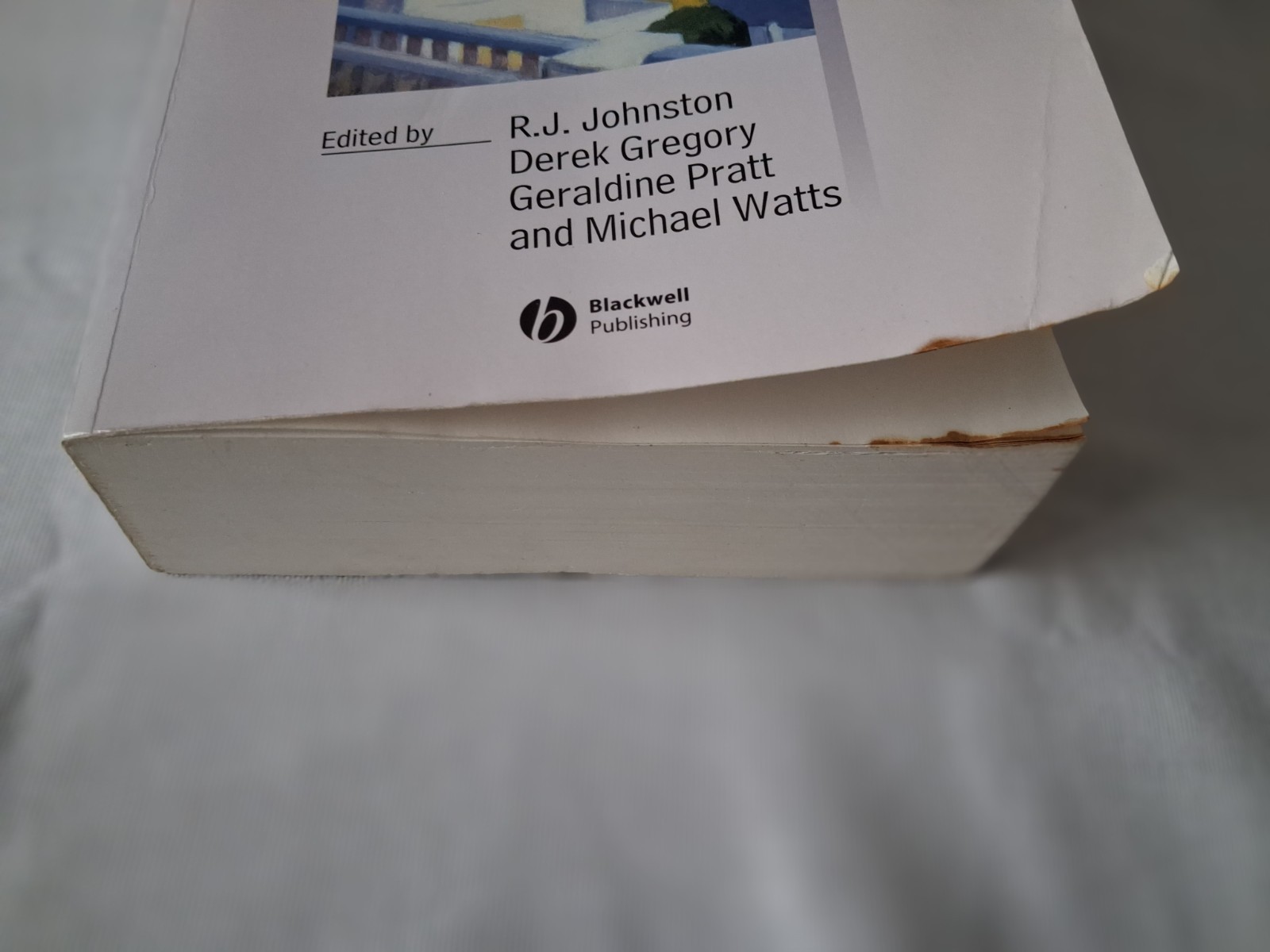 Dictionary of Human Geography by Derek Gregory (1993, Trade Paperback)
