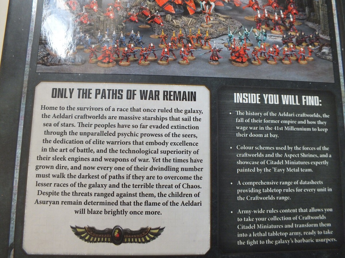 Games Workshop Warhammer 40k Craftworlds Codex