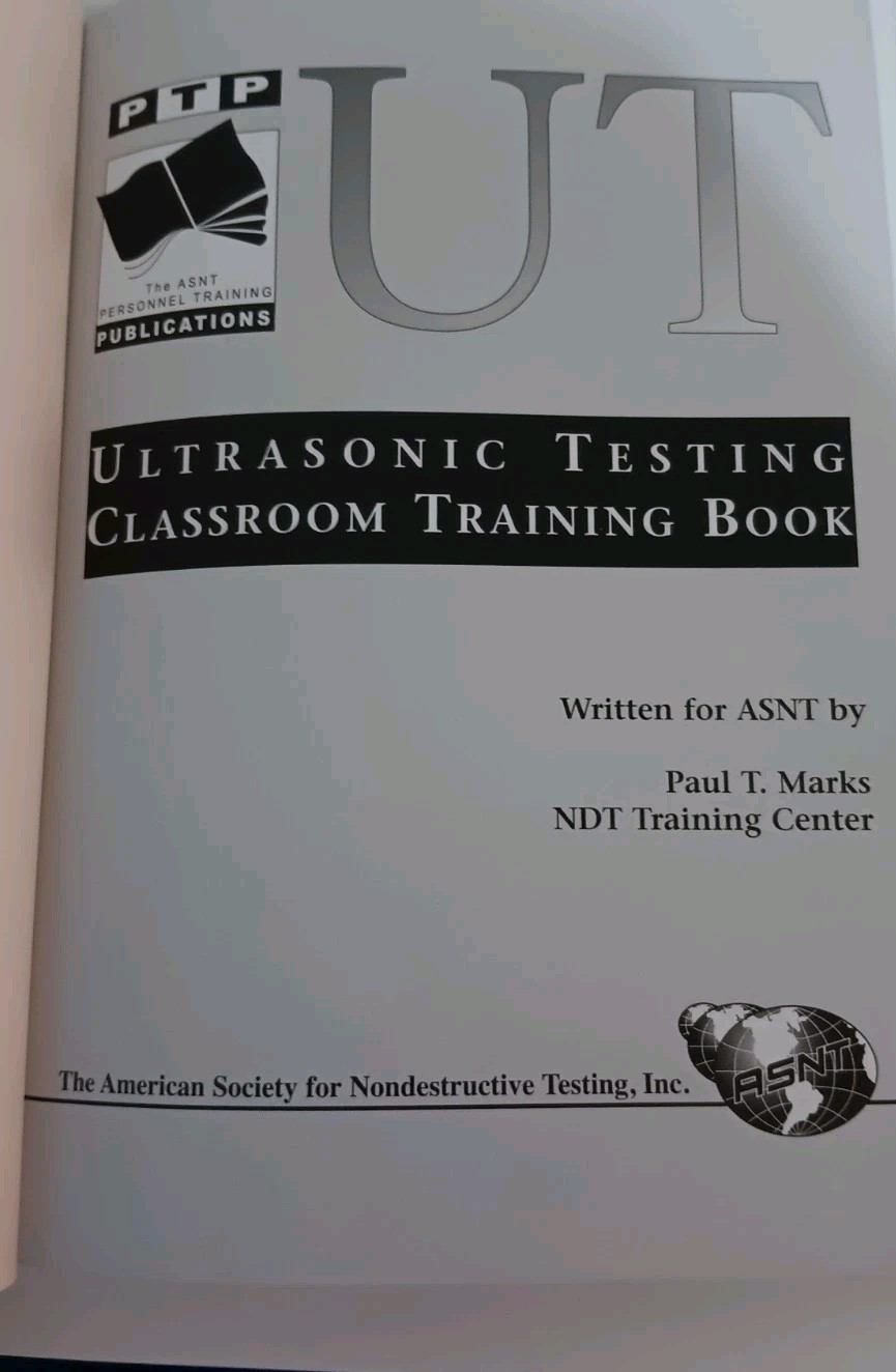 Ultrasonic Testing Classroom Training Book