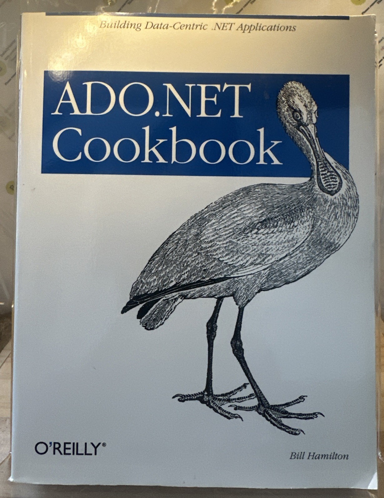 ADO.NET Cookbook by Bill Hamilton O’Reilly Paperback