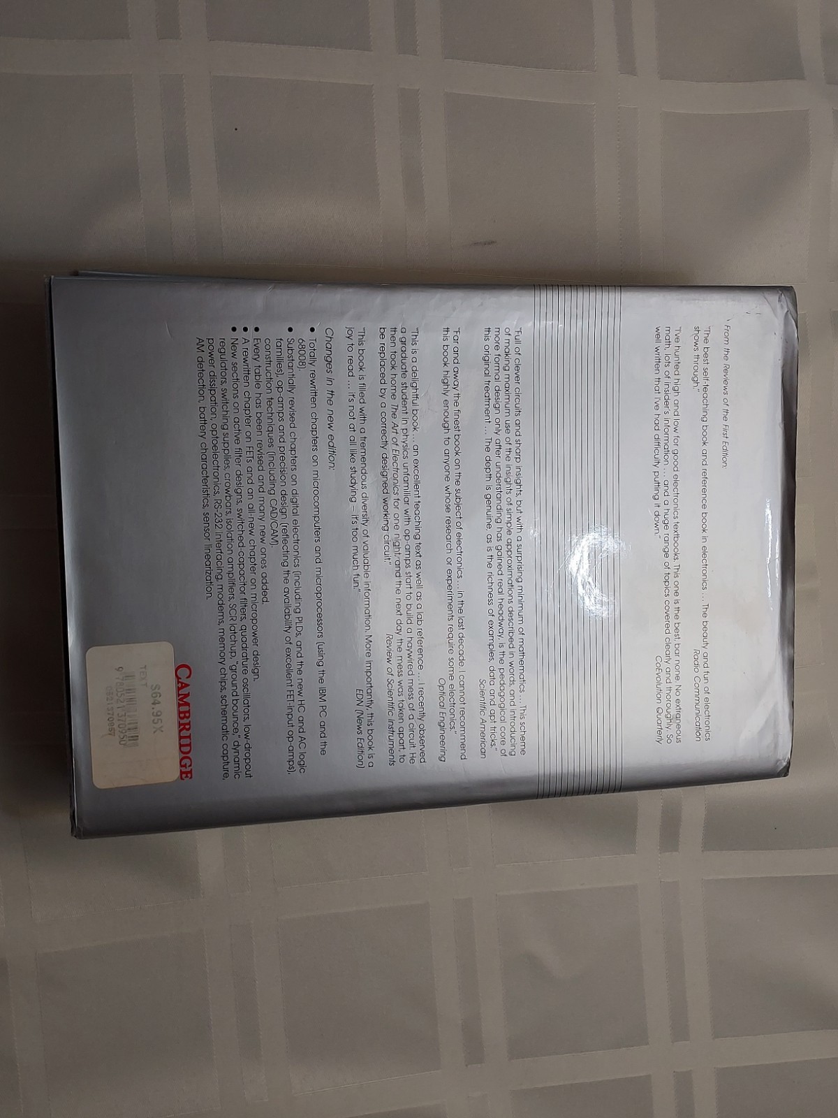 Art of Electronics 2ed (1989 hc/dj VG) Horowitz & Hill
