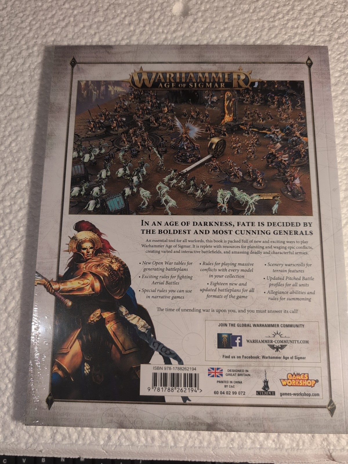 Warhammer: Age of Sigmar – General’s Handbook 2018 New Sealed
