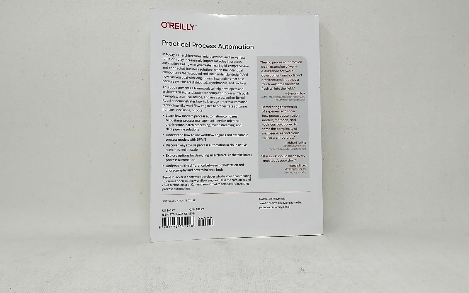 O’Reilly Media Practical Process Automation 9781492061458 Bernd Ruecker