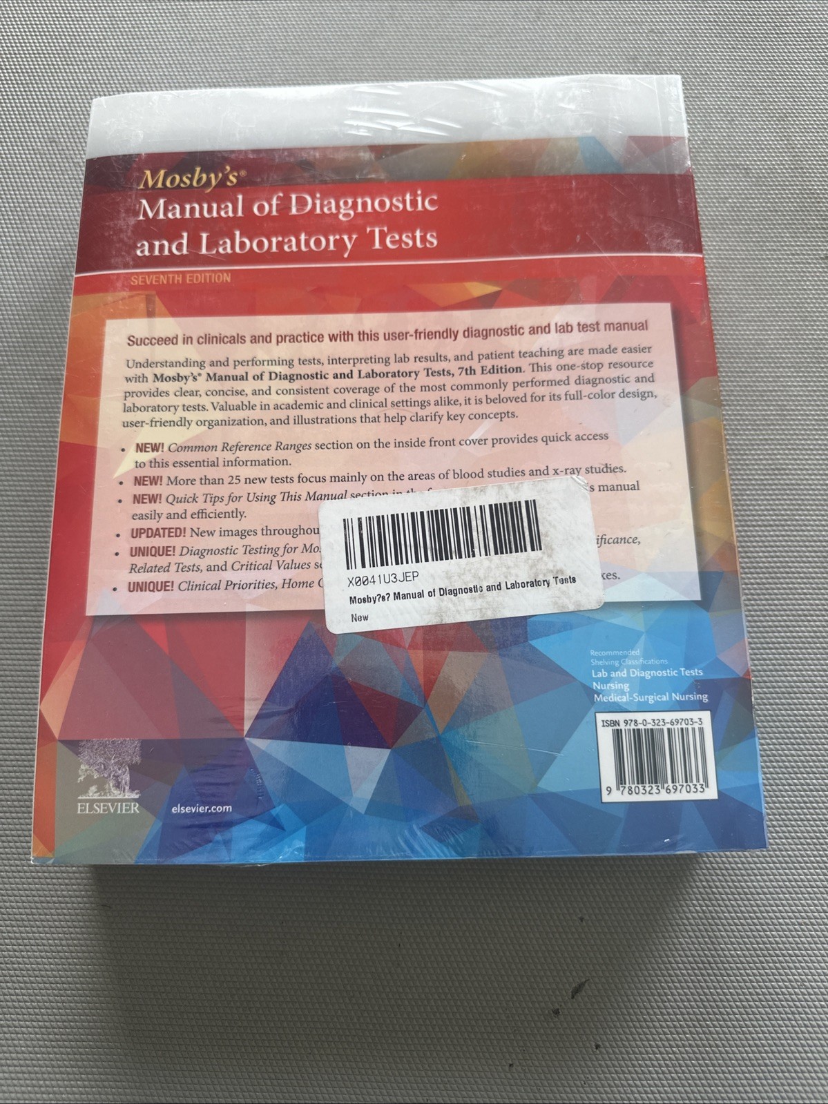 Mosby’s Manual of Diagnostic and Laboratory Tests