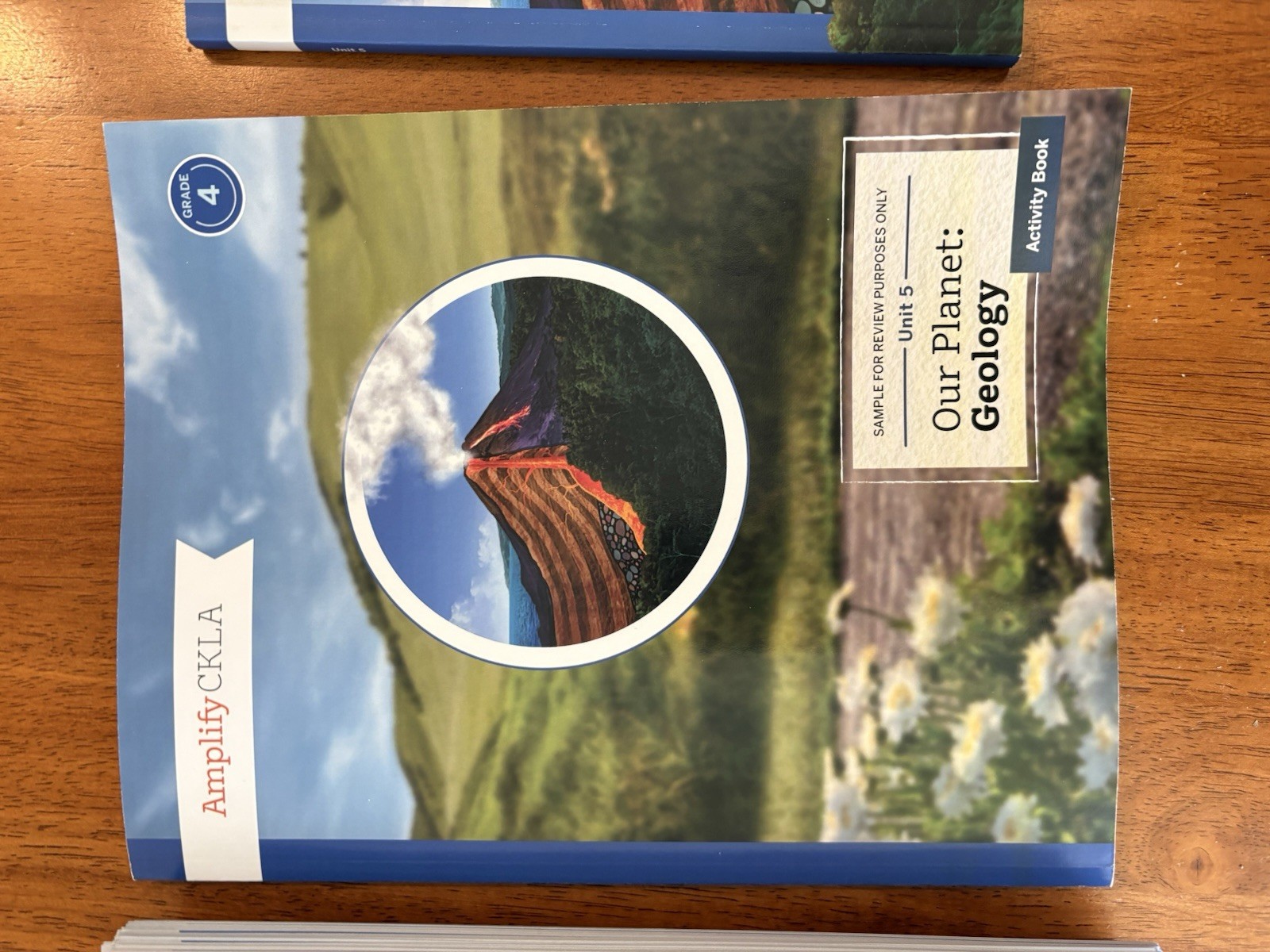 Amplify CKLA Teacher Guide Grade 4 Our Planet Geology Activity Book Reader Set