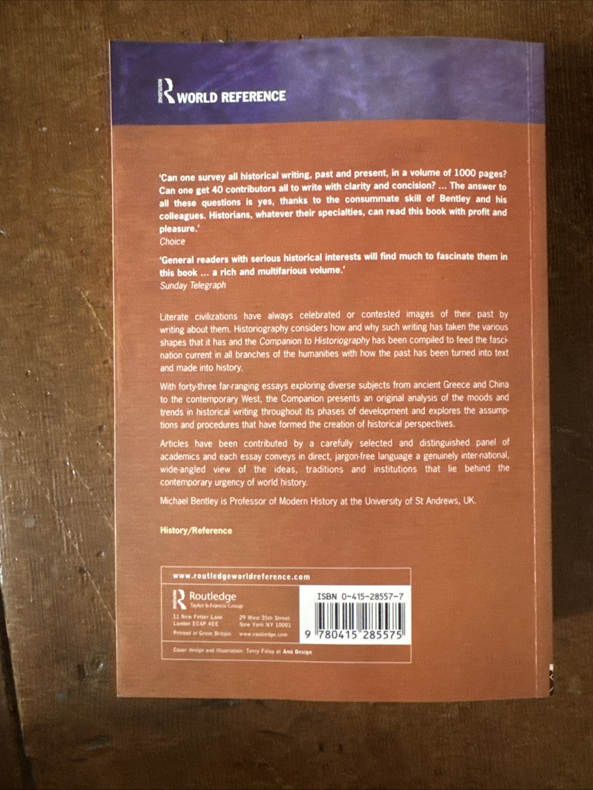 Companion to Historiography by Michael Bentley (2002, Uk-B Format Paperback)