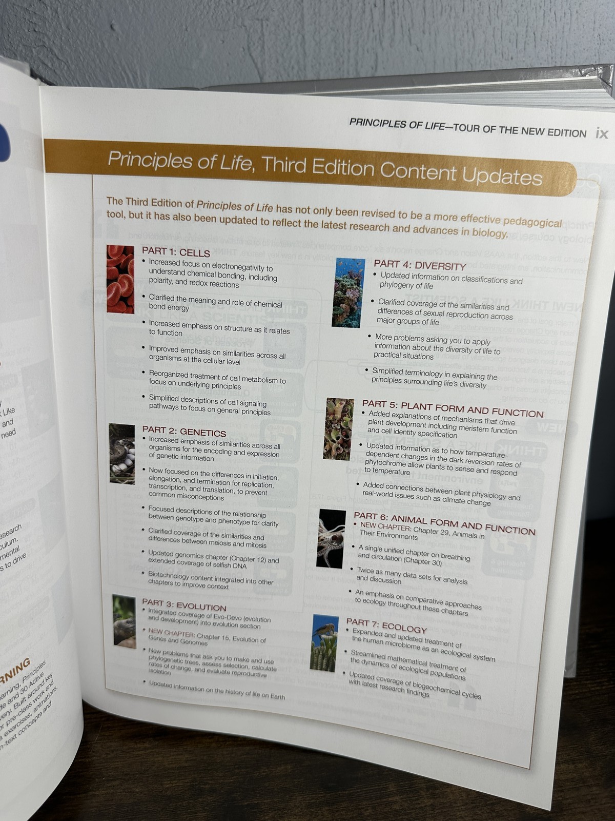 Principles of Life International Third Edition Hillis Price Hill Hall Laskowski