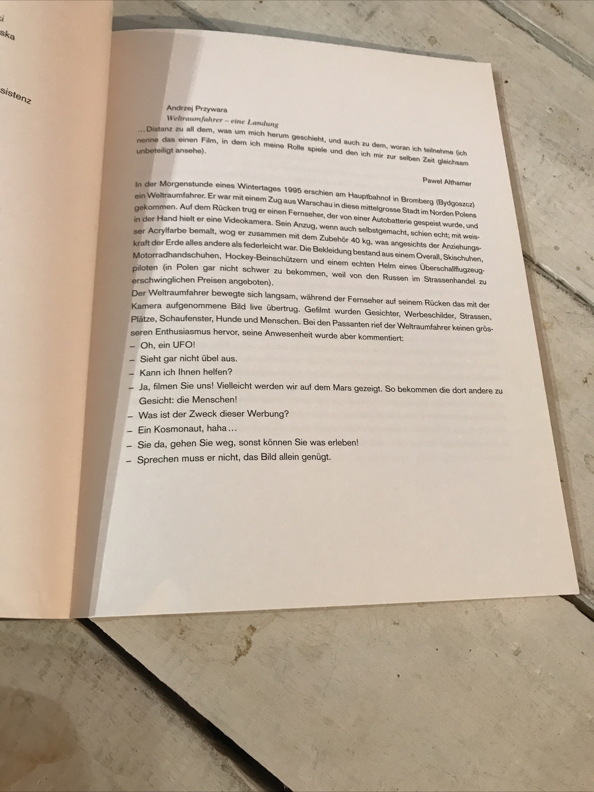Pawel Althamer Kunsthalle Basel Best seller Paperback