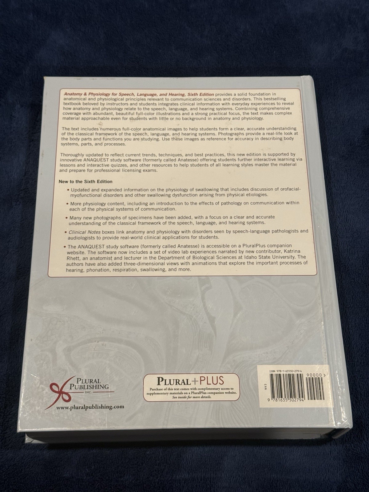 Anatomy & Physiology for Speech, Language, and Hearing (2019, Hardcover)