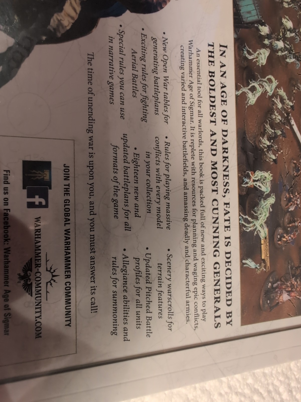Warhammer: Age of Sigmar – General’s Handbook 2018 New Sealed