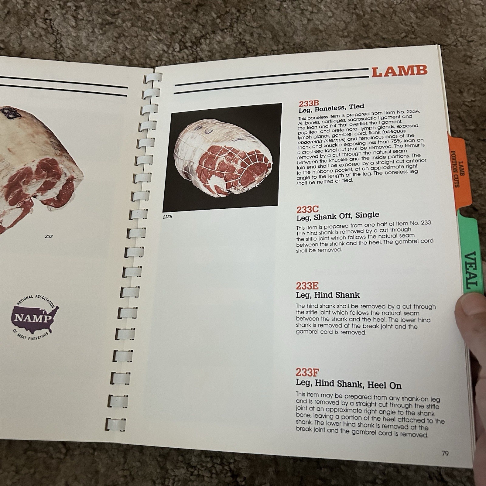 The Meat Buyers Guide National Association of Meat Purveyors 1988 Edition