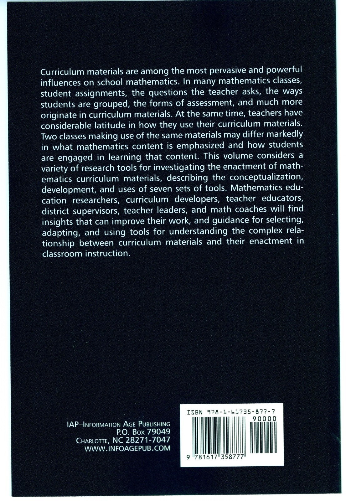 Approaches to Studying The Enacted Mathematics Curriculum Heck Chval Weiss 2012