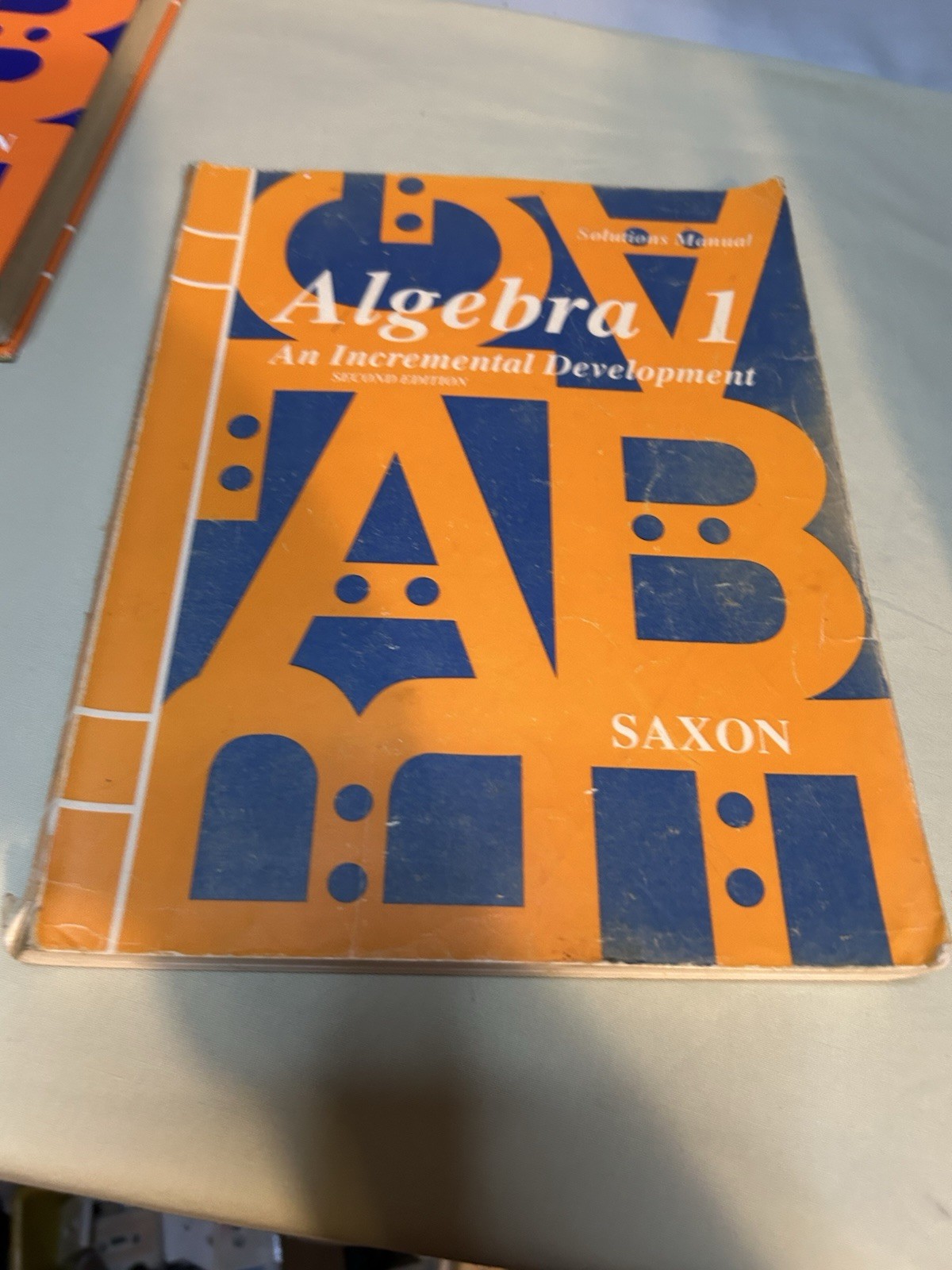 Saxon Algebra 1 Homeschool Set Textbook Solutions Manual Test Forms Complete
