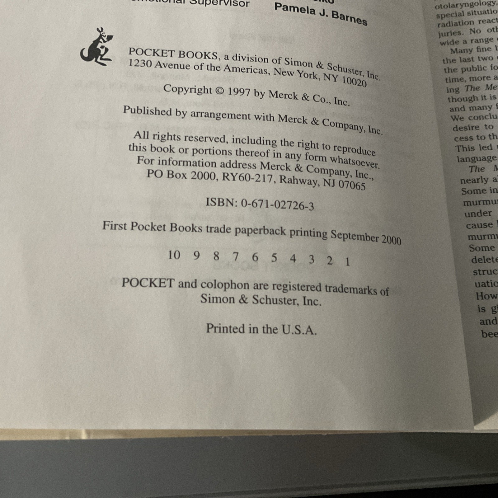 The Merck Manual of Medical Information First Edition Nice
