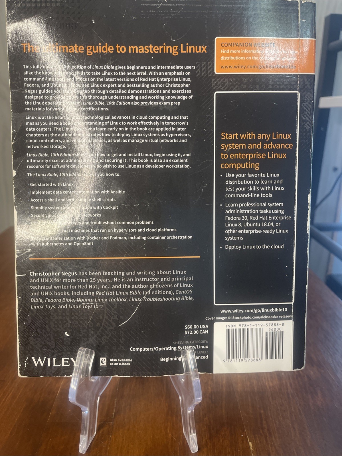 Linux Bible – Paperback By Negus, Christopher – VERY GOOD