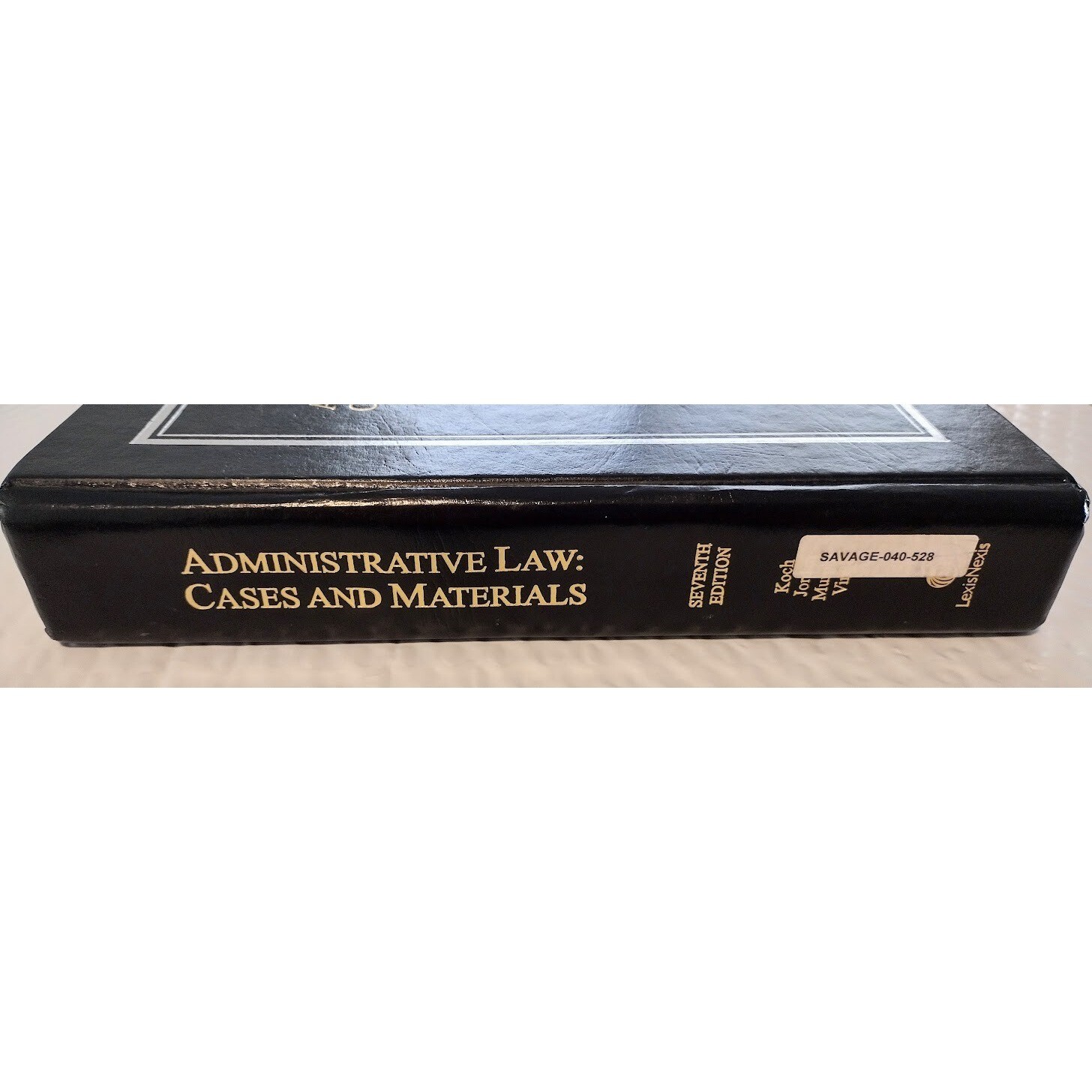 Administrative Law Cases and Materials Seventh Edition Hardcover Textbook