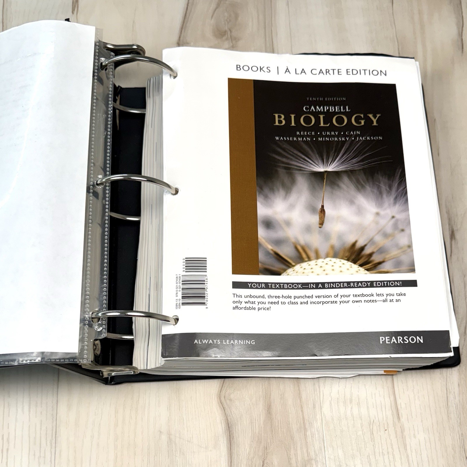 Campbell Biology a la Carte 10th Edition Peter Minorsky 2014 Ringbound/Looseleaf