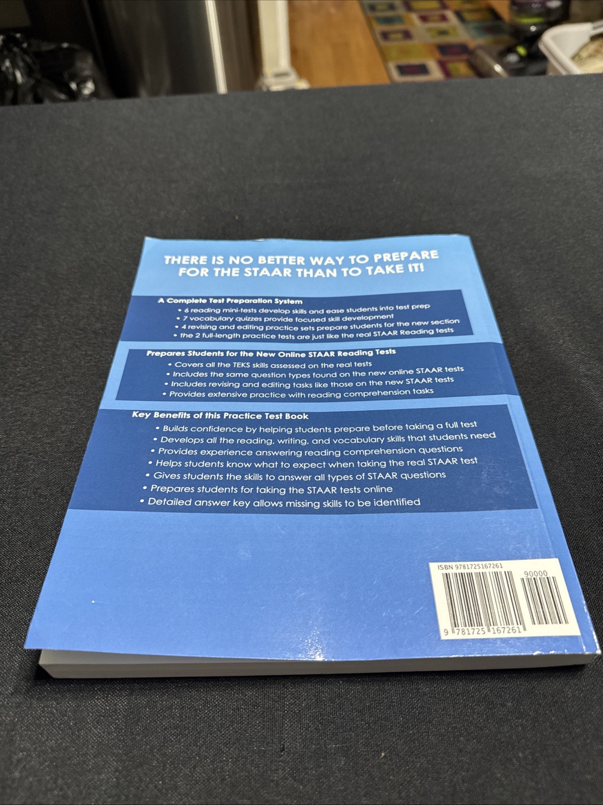 Texas Test Prep Staar Practice Test Book Staar Reading Grade 4 by T. Hawas