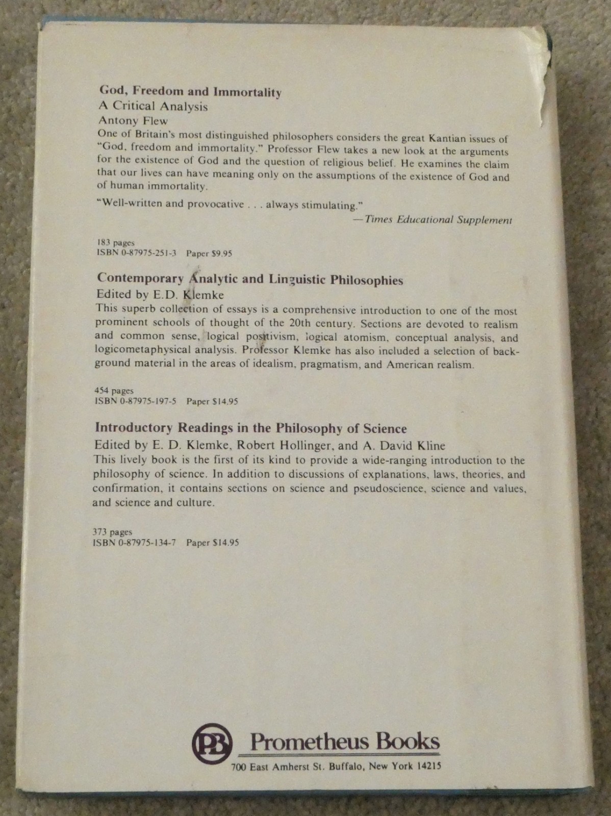 Essays In the Unknown Wittgenstein Hardcover DC Book 1984 Lazerowitz Ambrose