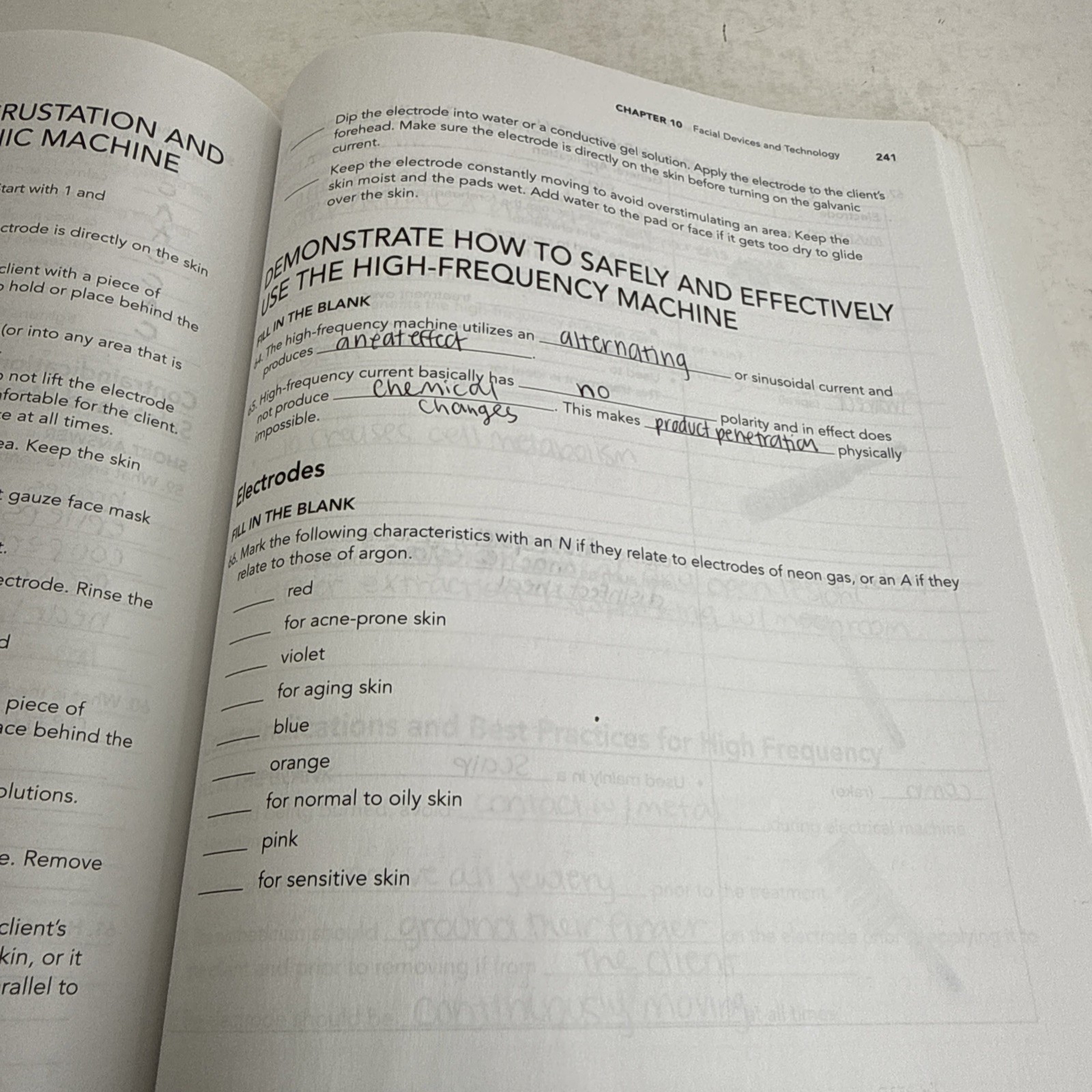 Milady Standard Esthetics: Fundamentals Workbook, 12th Edition Paperback 2020