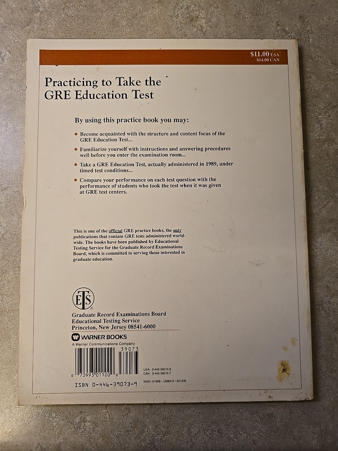 Lot 2 Vintage ETS GRE Test Prep Books 1980s Graduate Exam Study Guides