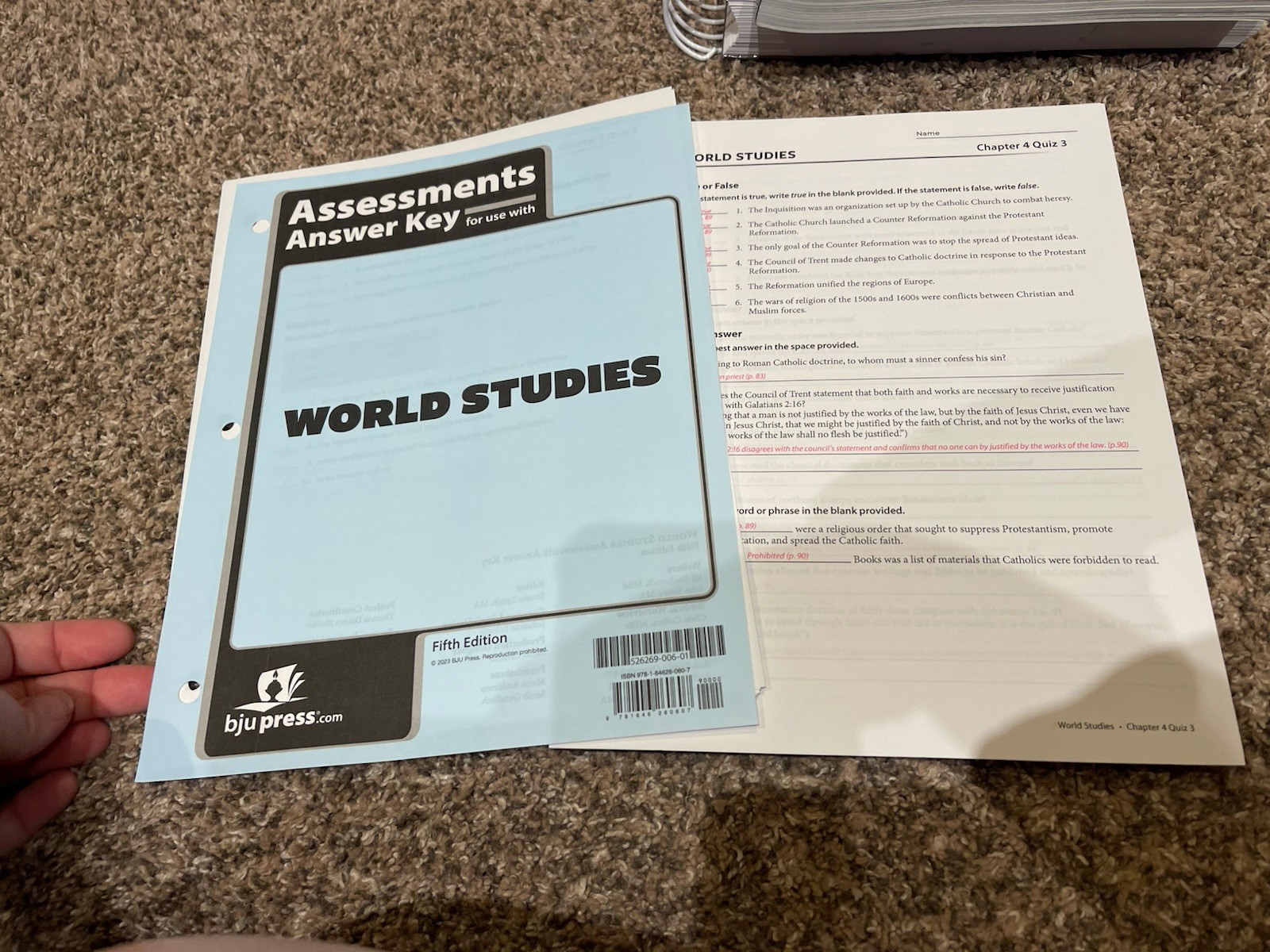 BJU Press World Studies Textbook Kit Grade 7 5th Edition