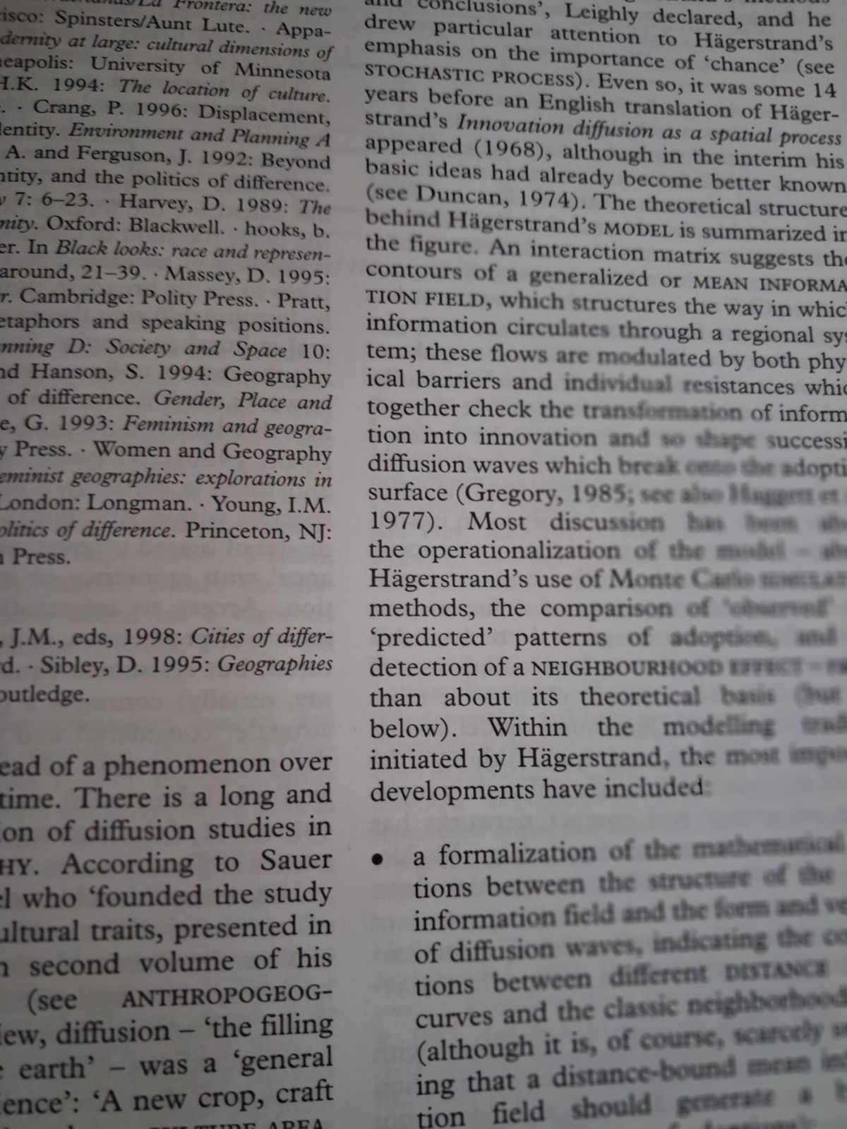 Dictionary of Human Geography by Derek Gregory (1993, Trade Paperback)