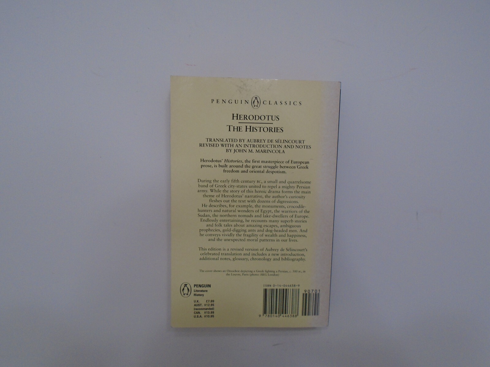 The Histories by Herodotus (1996, UK-B Format Paperback, Revised Edition)