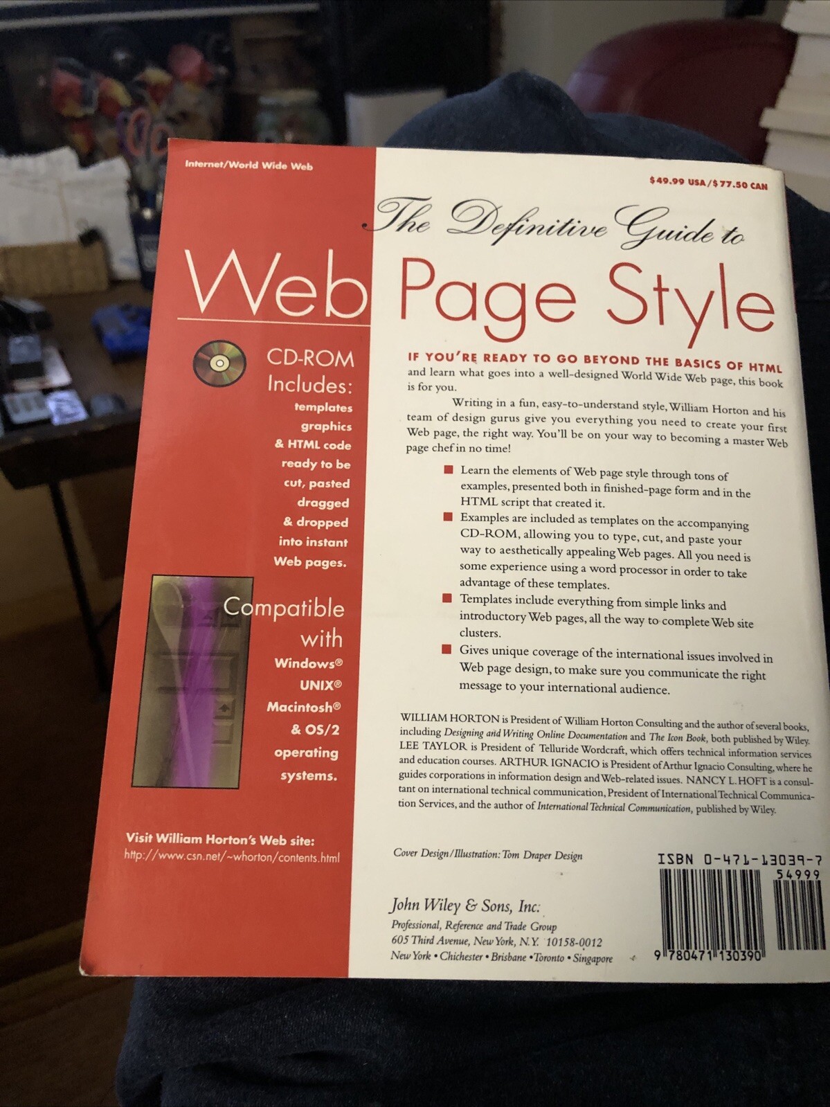 The Web-page Design Cookbook: All the I… by Hoft, Nancy L. W/O CD