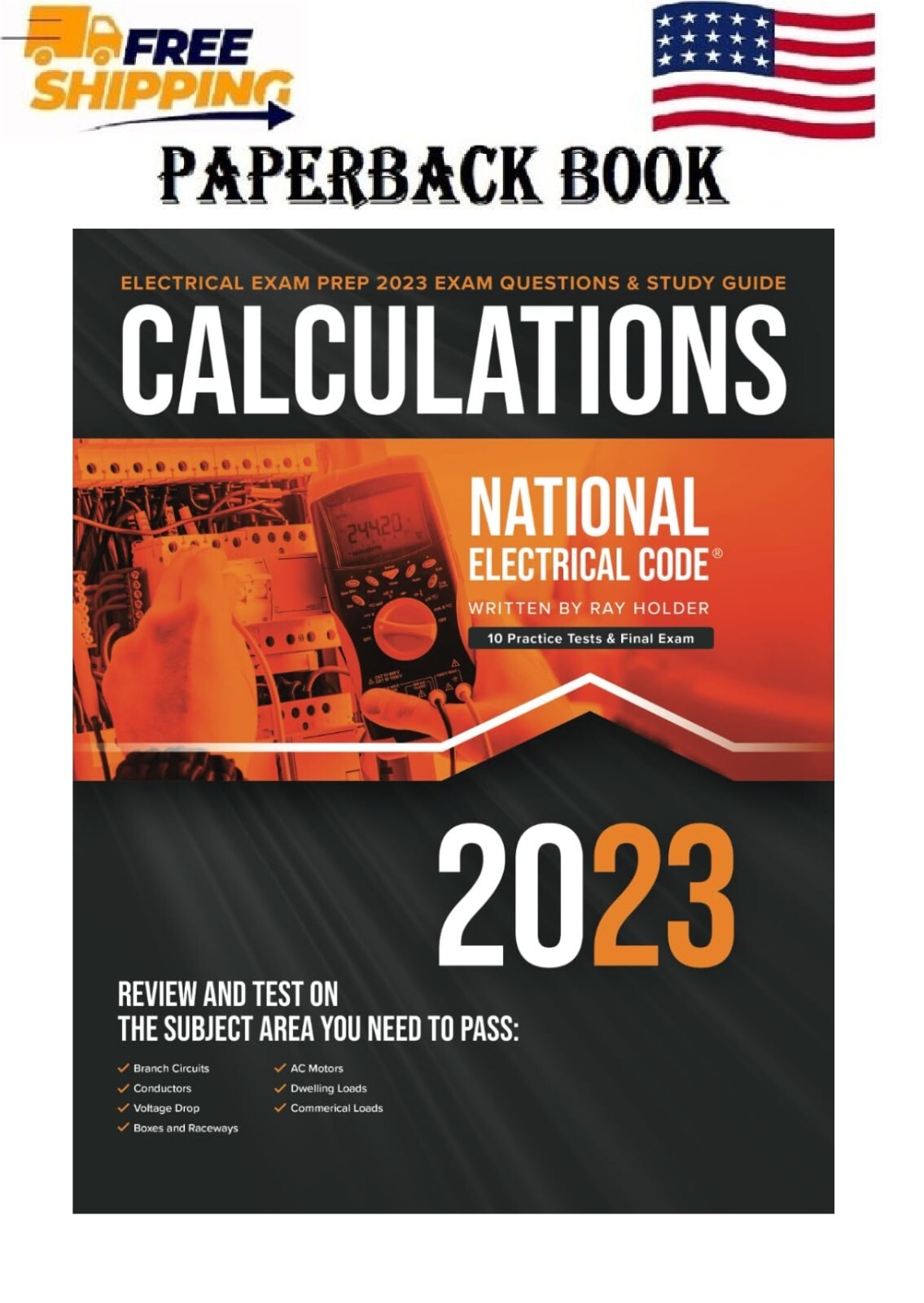 2023 Practical Calculations for Electricians: Exam Questions & Stu – Paperback