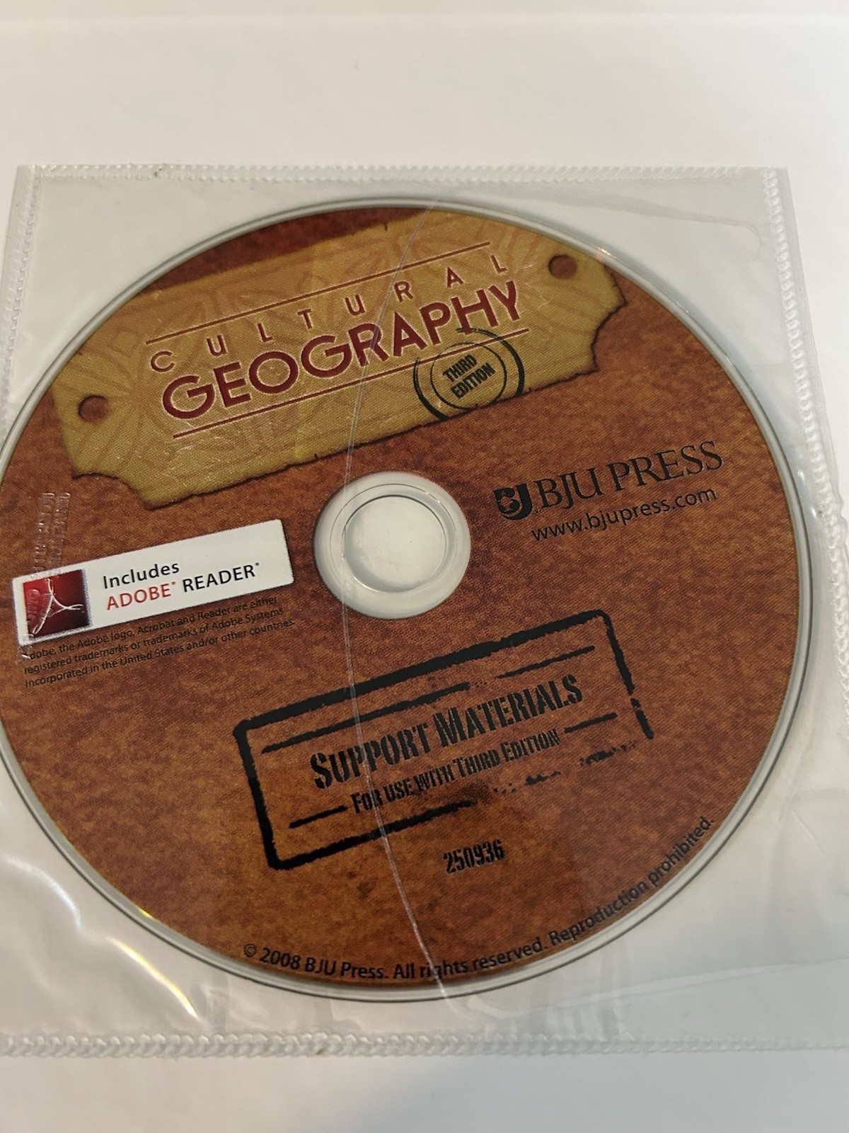 BJU Cultural Geography Third Edition Student Book and Teacher’s Book A&B w/CD