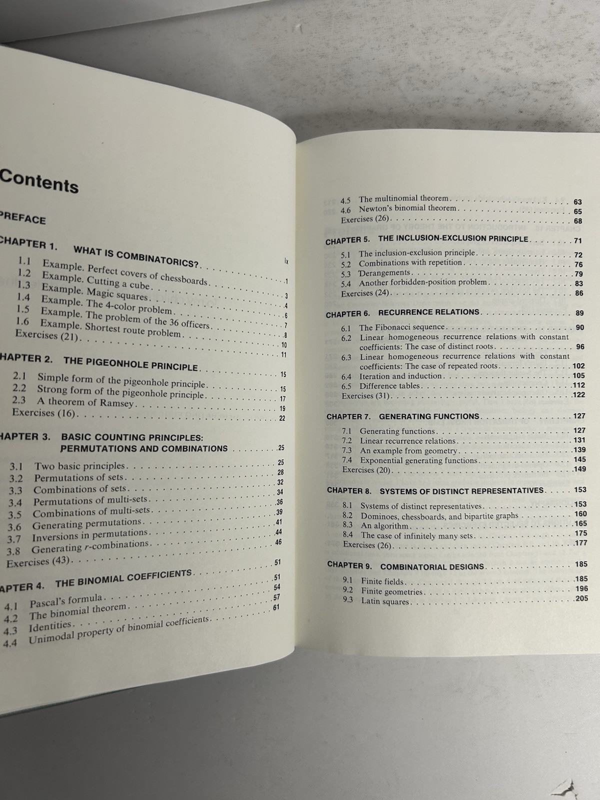 Introductory Combinatorics by Brualdi Richard – 1977 Vintage H/C