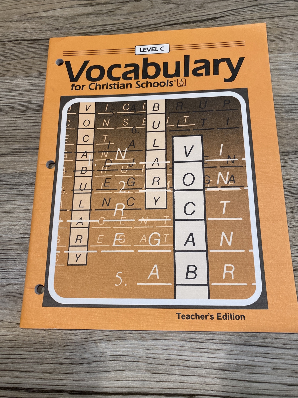 Bob Jones university press level C vocabulary for Christian schools teachers edi