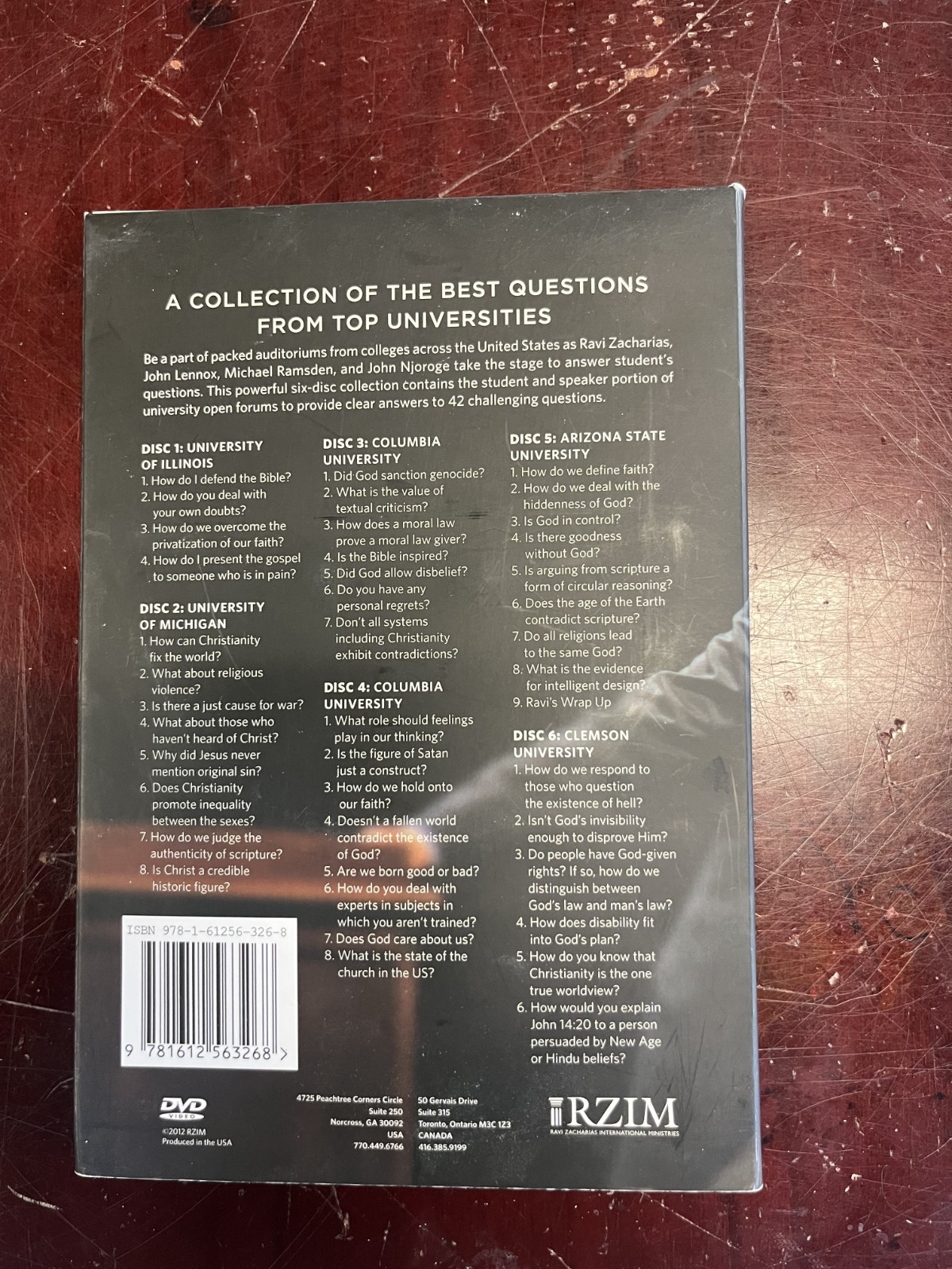 Yes, Your Question – 6 DVD Set / Ravi Zacharias / A Collection of the Best Q…