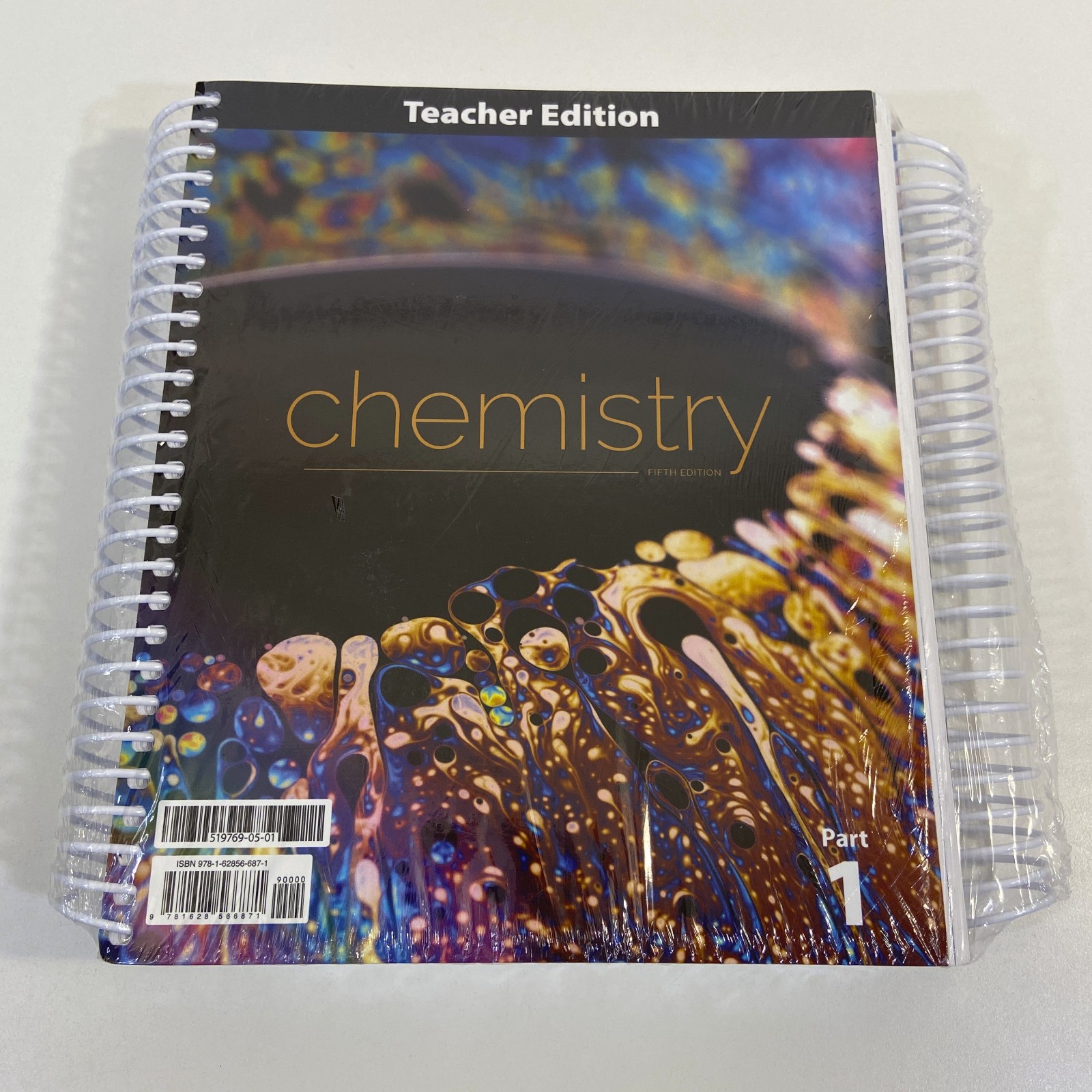 SEALED BJU Press Chemistry Teacher Edition Fifth Ed Part 1 & 2 Set Spiral-bound