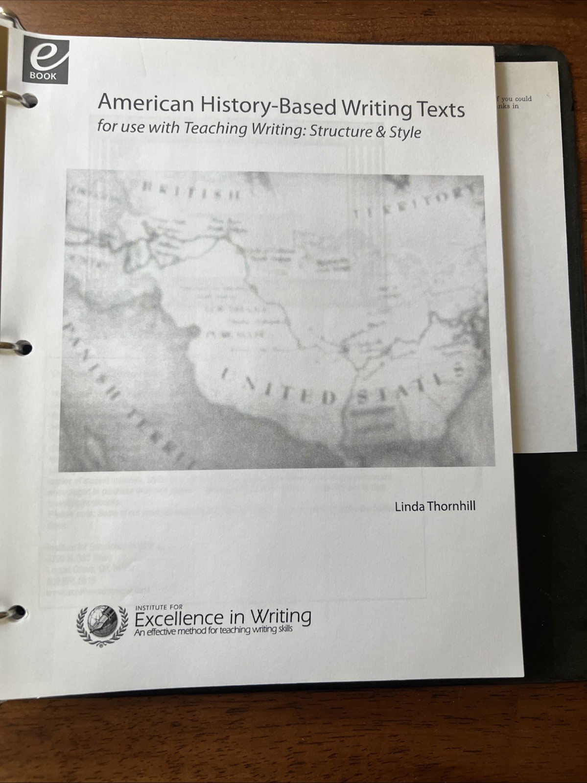 IEW-Teaching Writing: Structure and Style Workbook Binder /DVD Set + Am. History