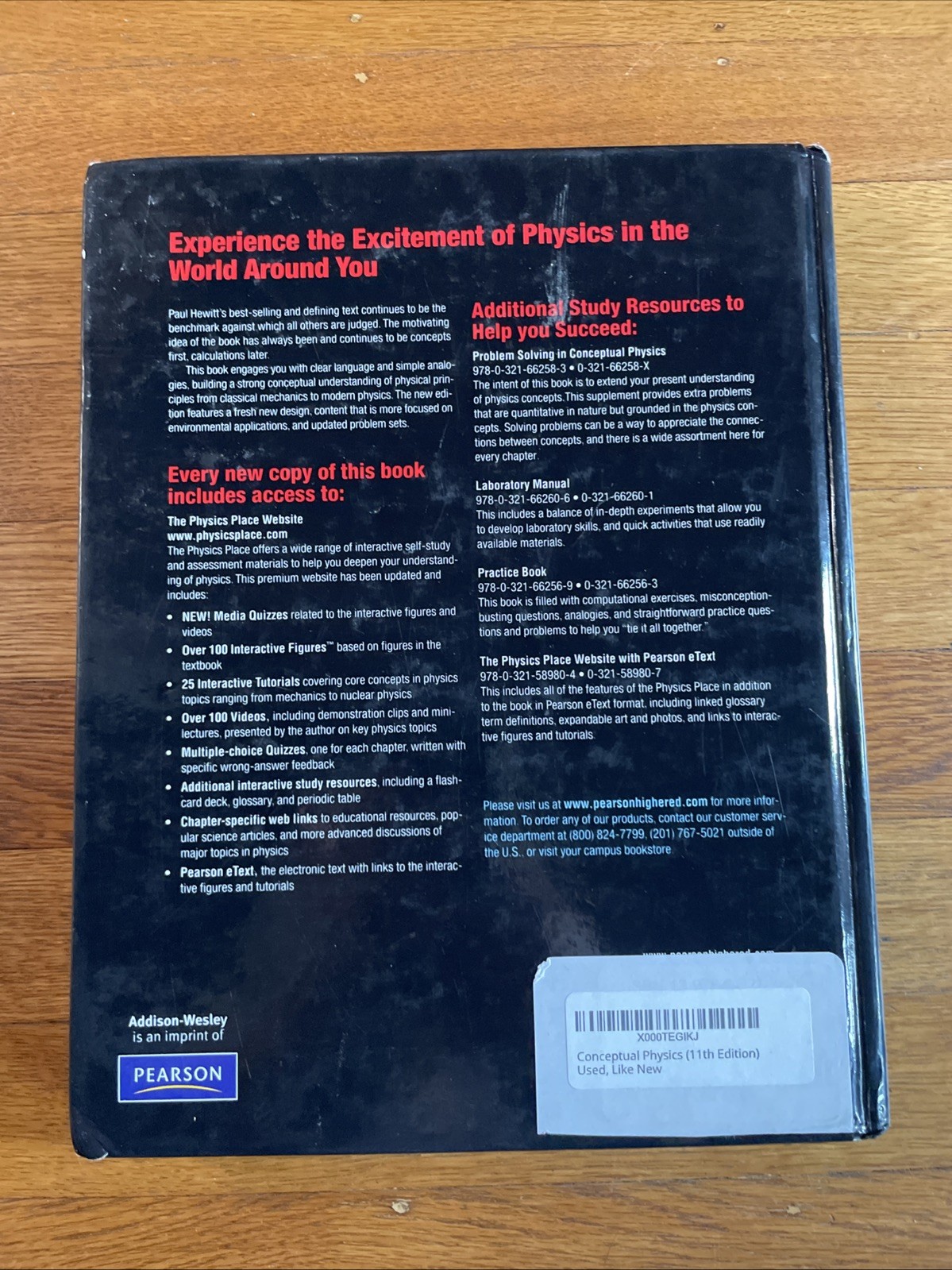 Conceptual Physics by Paul G. Hewitt (2011, Hardcover)