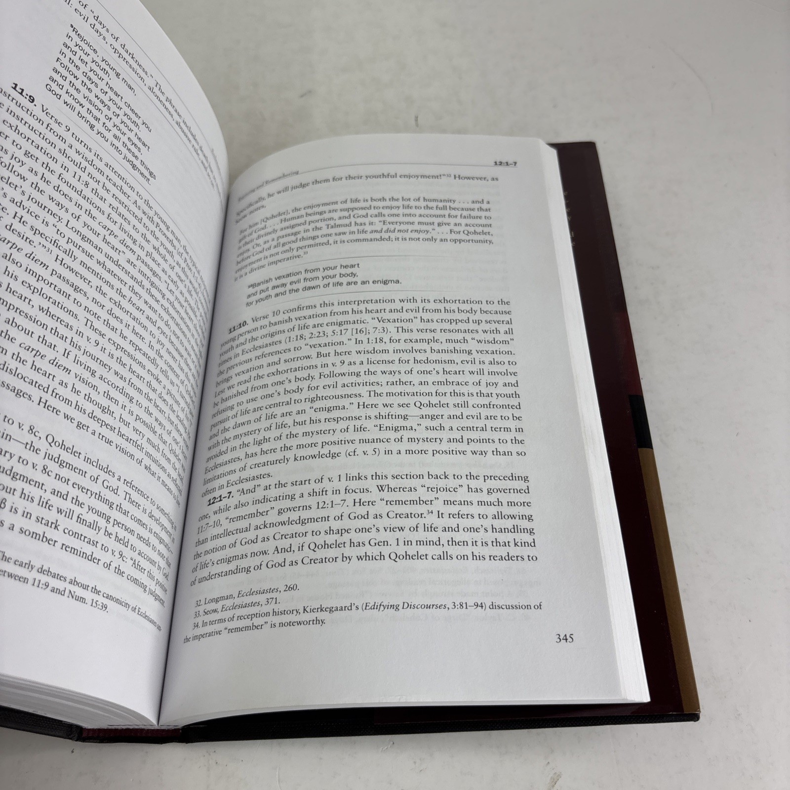 Ecclesiastes (Baker Commentary on the Old Testament Wisdom and Psalms) 2009 HCDJ