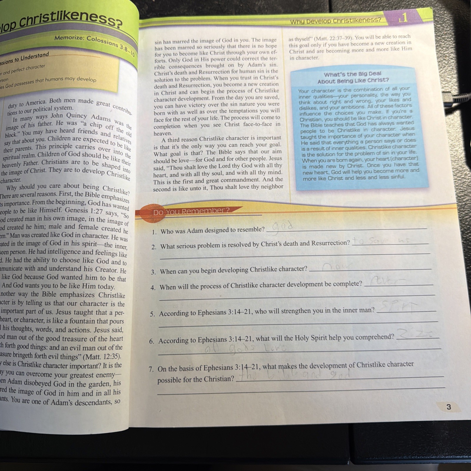 BJU Press Bible Truths A 217737 Student Text Learning From The Life of Christ