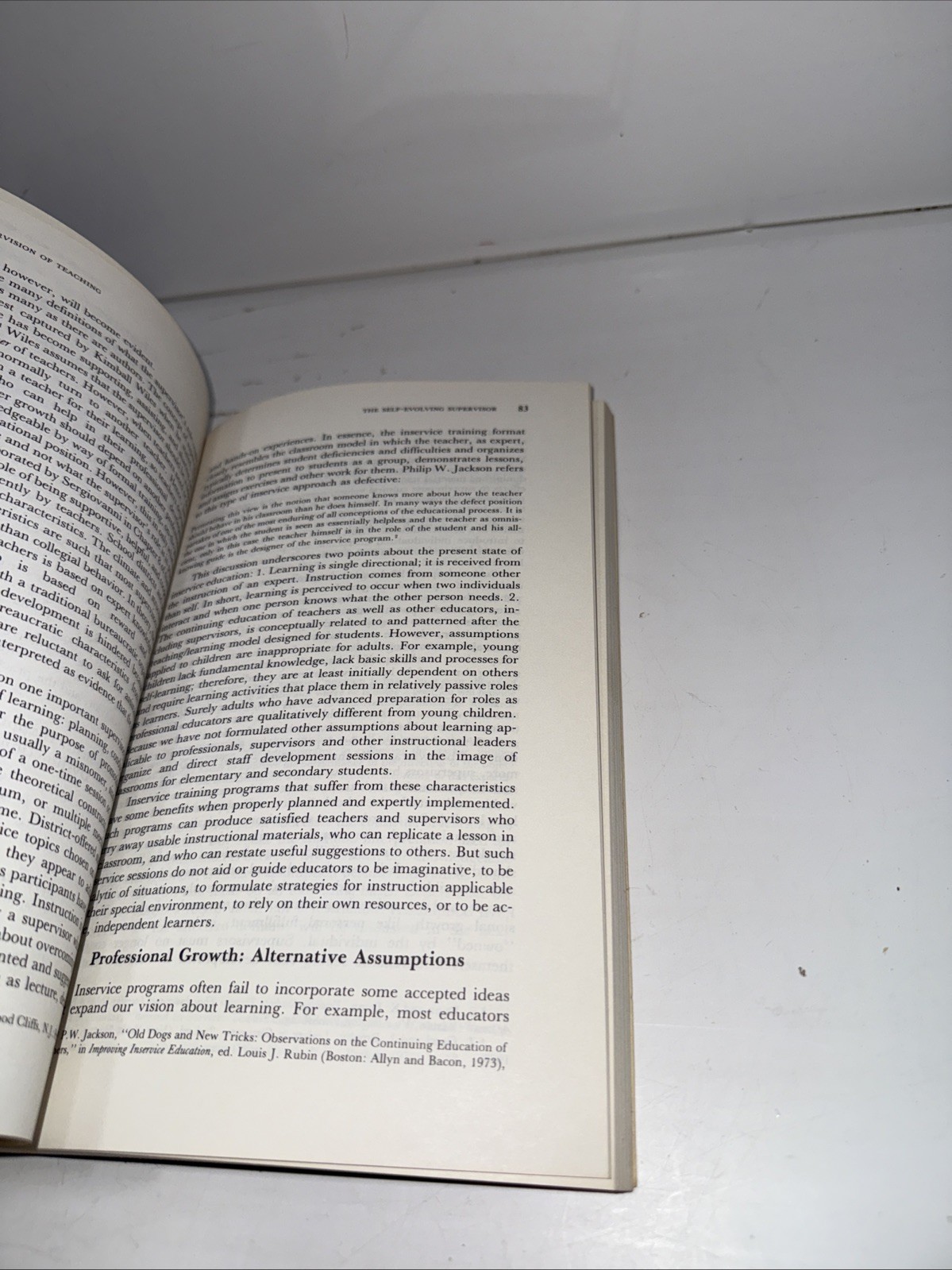 Supervision Of Teaching Prepared By The ASCD 1982 Thomas J. Sergiovanni