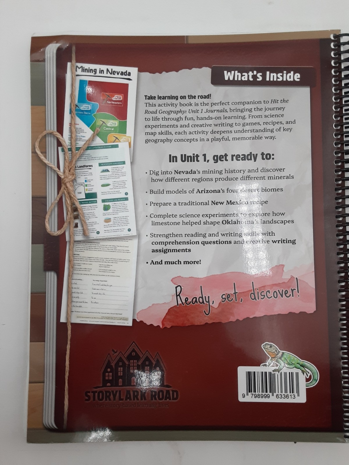 Hit The Road Geography Unit 1 Activities Wrkbk + Journals Unused