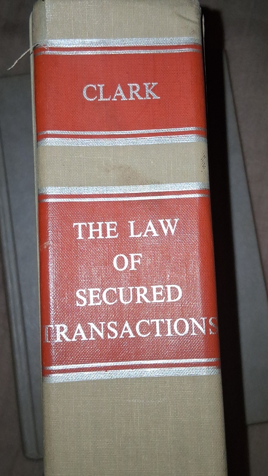 Barkley Clark Law of Secured Transactions UCC Hardcover 1980 Warren Gorham