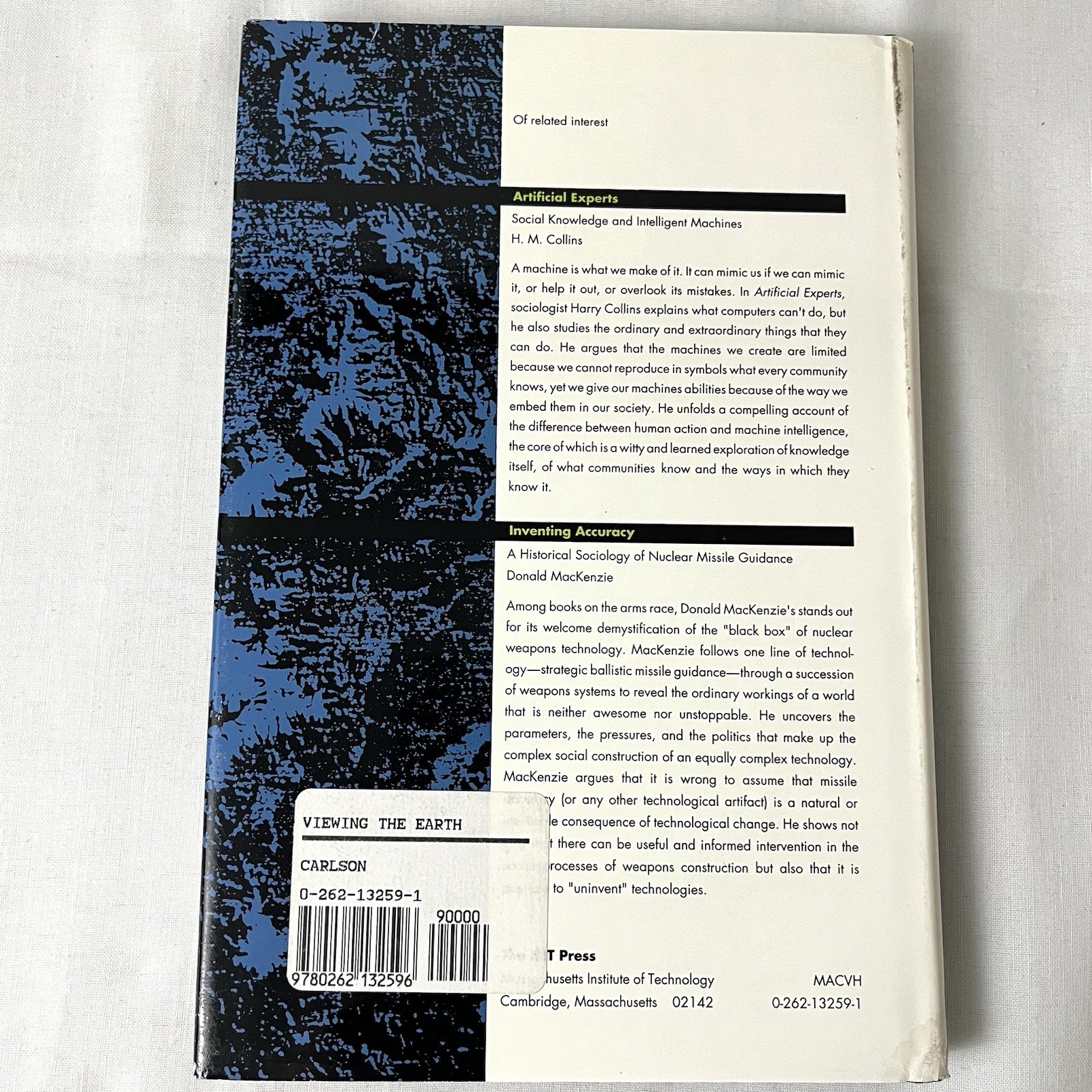 Viewing the Earth The Social Construction of Landsat Satellite Syst Pamela Mack
