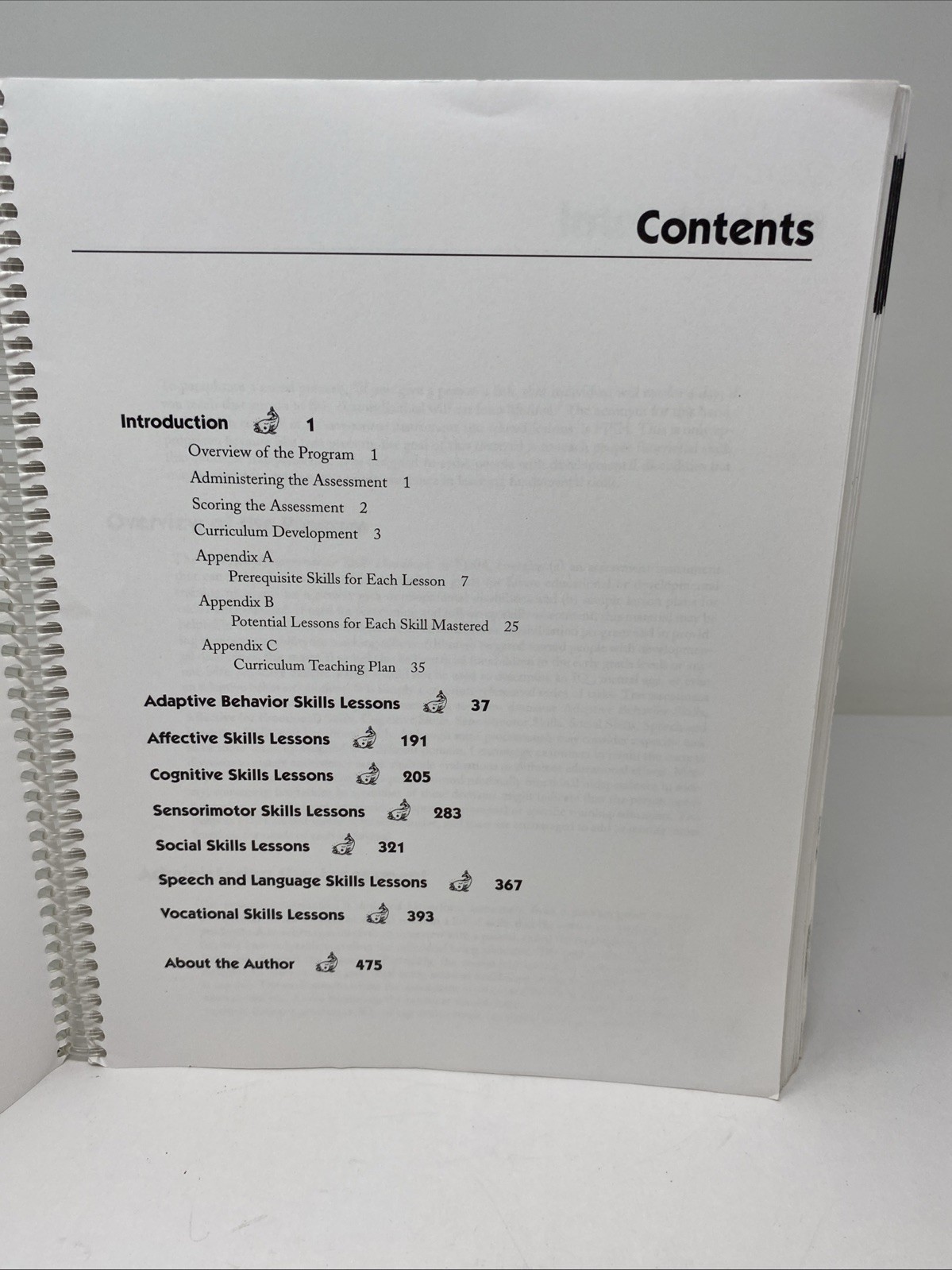 Functional Independence Skills Handbook (FISH) Spiral-bound William Killion