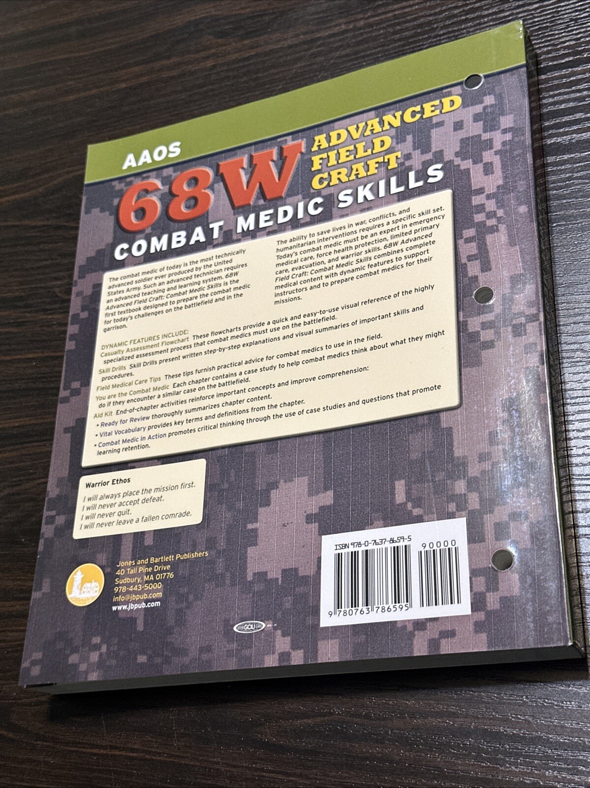 68 W Advanced Field Craft : Combat Medic Skills by American Academy of…