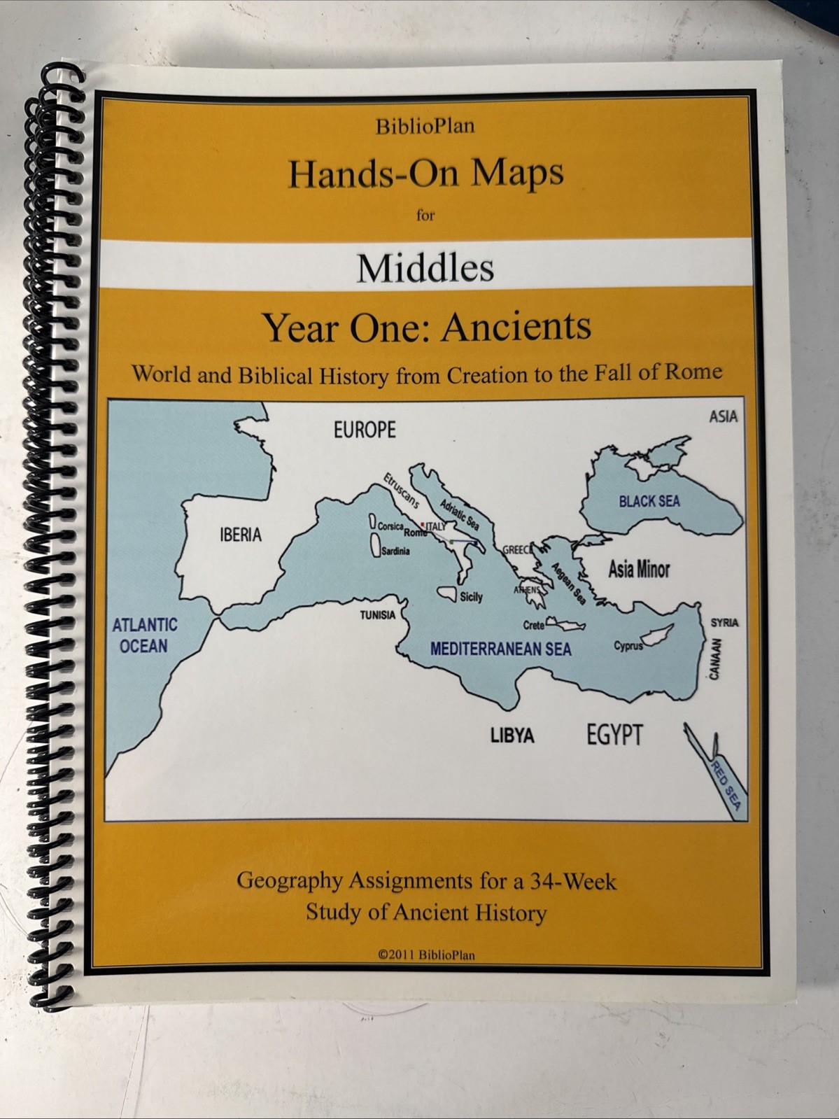 BIBLIOPLAN HANDS-ON-MAPS for MIDDLES YEAR 1: ANCIENTS Workbook